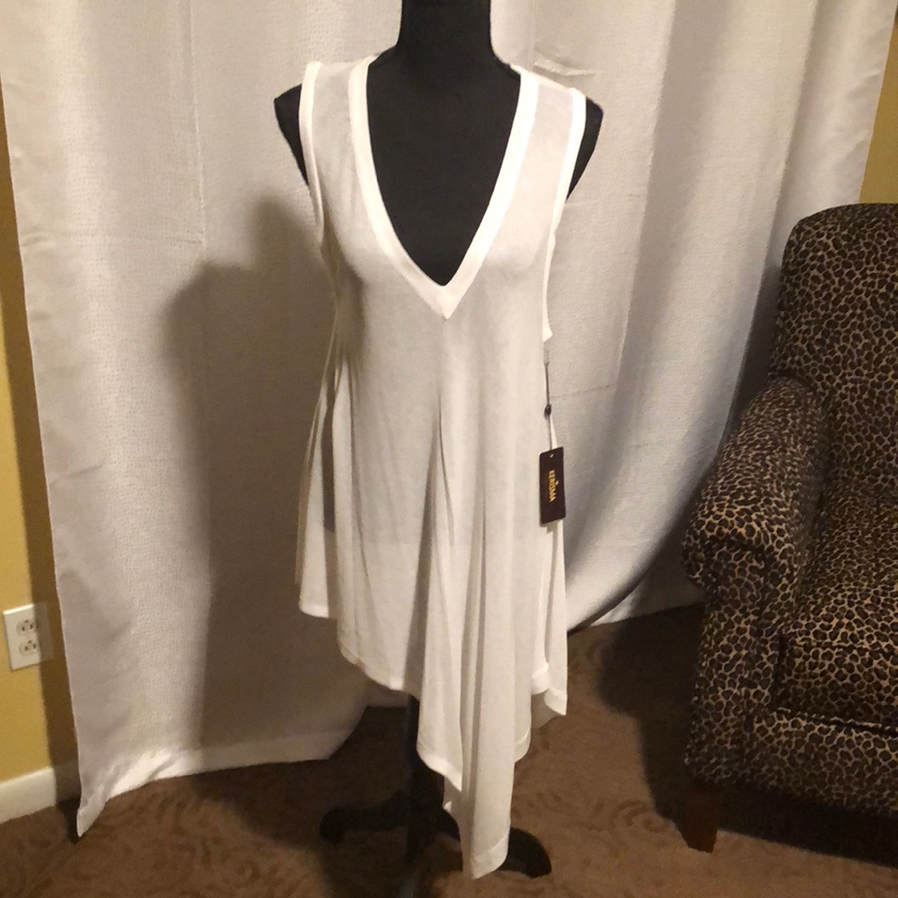 Asymmetrical Sheer Tank NWT